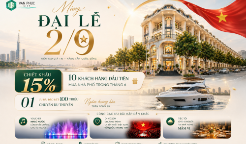 Nhà Phố Van Phuc City Ưu Đãi Đến 15% Tháng 6 
