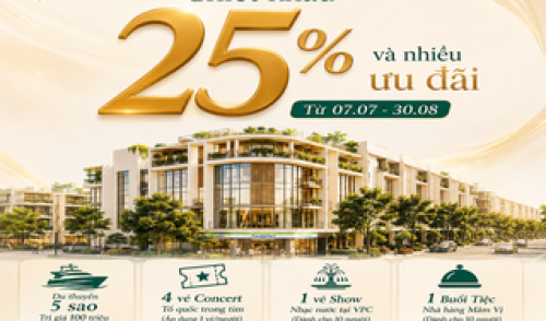 Chiết khấu đến 25% tại Vạn Phúc City 2026 – Cơ hội sở hữu nhà phố, shophouse với ưu đãi hiếm có