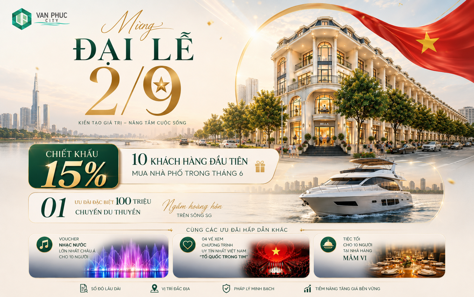 CƠ HỘI SỞ HỮU NHÀ PHỐ VAN PHUC CITY VỚI ƯU ĐÃI ĐỘC QUYỀN THÁNG 6
