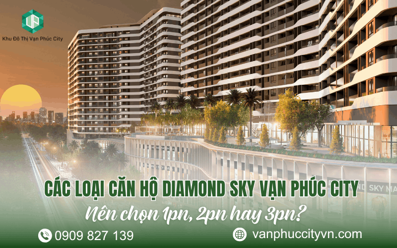 Các loại căn hộ Diamond Sky