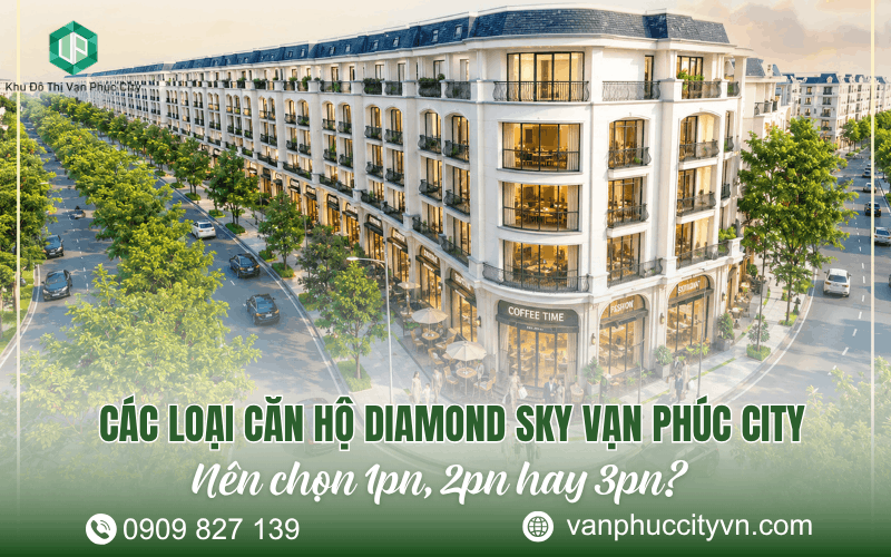 Các loại căn hộ Diamond Sky