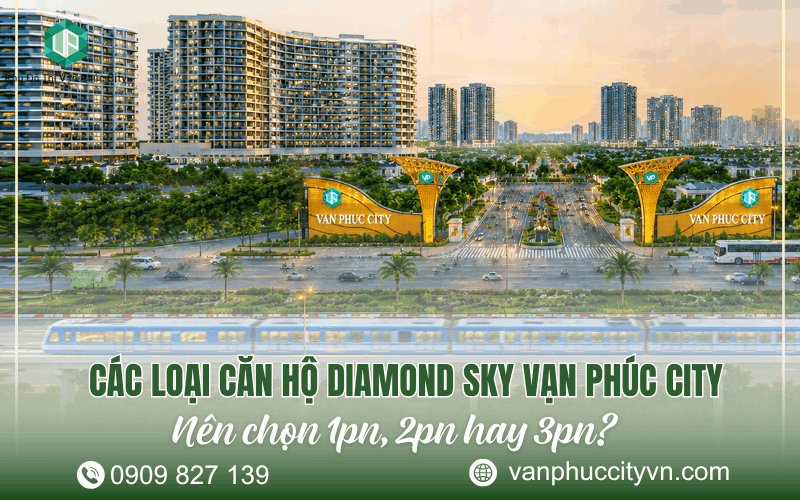 Các loại căn hộ Diamond Sky