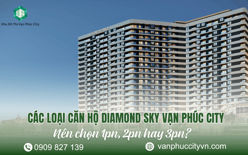 Các loại căn hộ Diamond Sky