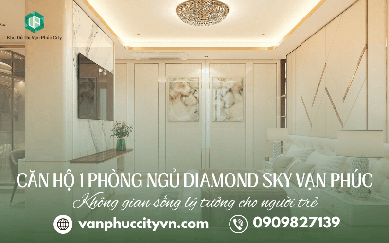 Căn hộ 1 phòng ngủ Diamond Sky