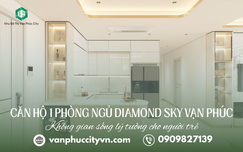 Căn hộ 1 phòng ngủ Diamond Sky
