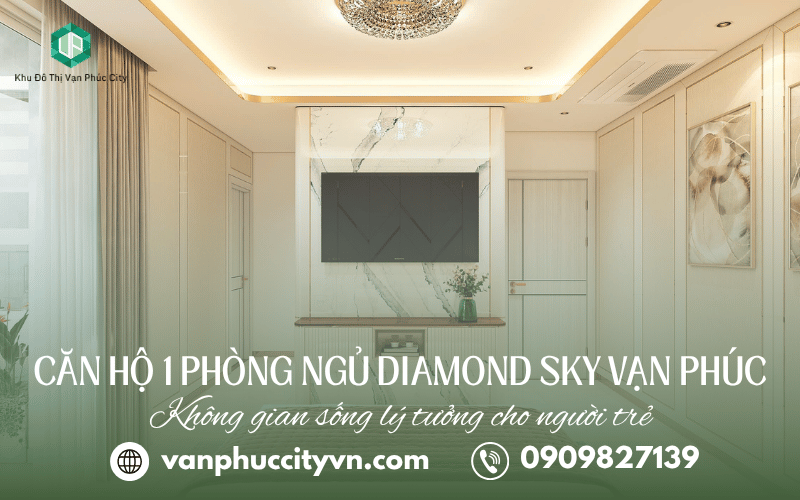 Căn hộ 1 phòng ngủ Diamond Sky