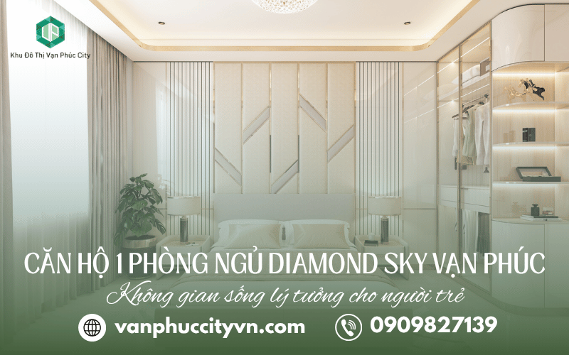 Căn hộ 1 phòng ngủ Diamond Sky
