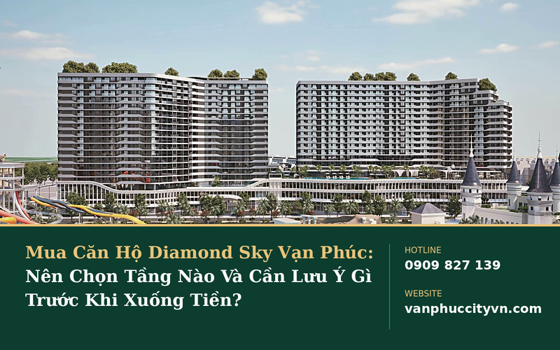 Hai tòa tháp khoảng 20 tầng với mật độ xây dựng thấp giúp nhiều căn hộ Diamond Sky có tầm nhìn thoáng đãng.